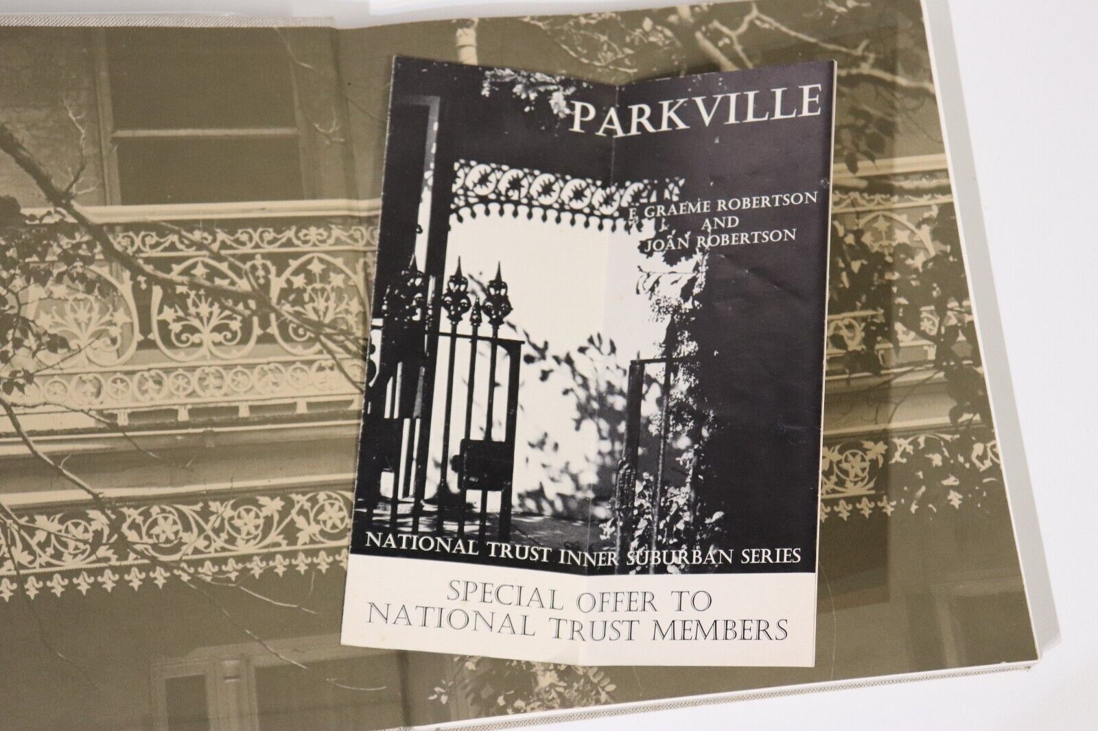 National Trust Victoria: Parkville - 1975 1st Ed. Australian Local History Book