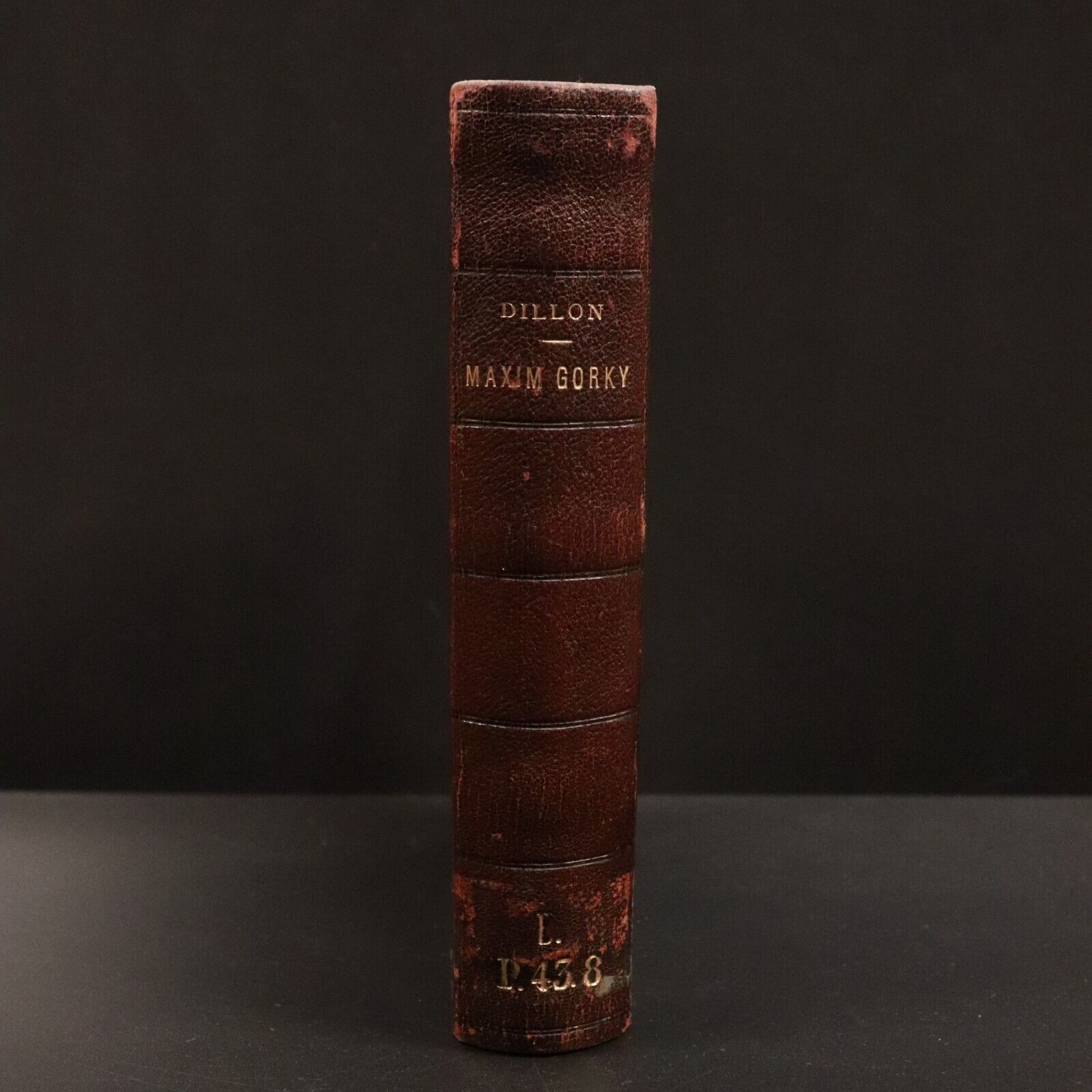 1902 Maxim Gorky by E.J. Dillon 1st Edition Antique Fiction Book