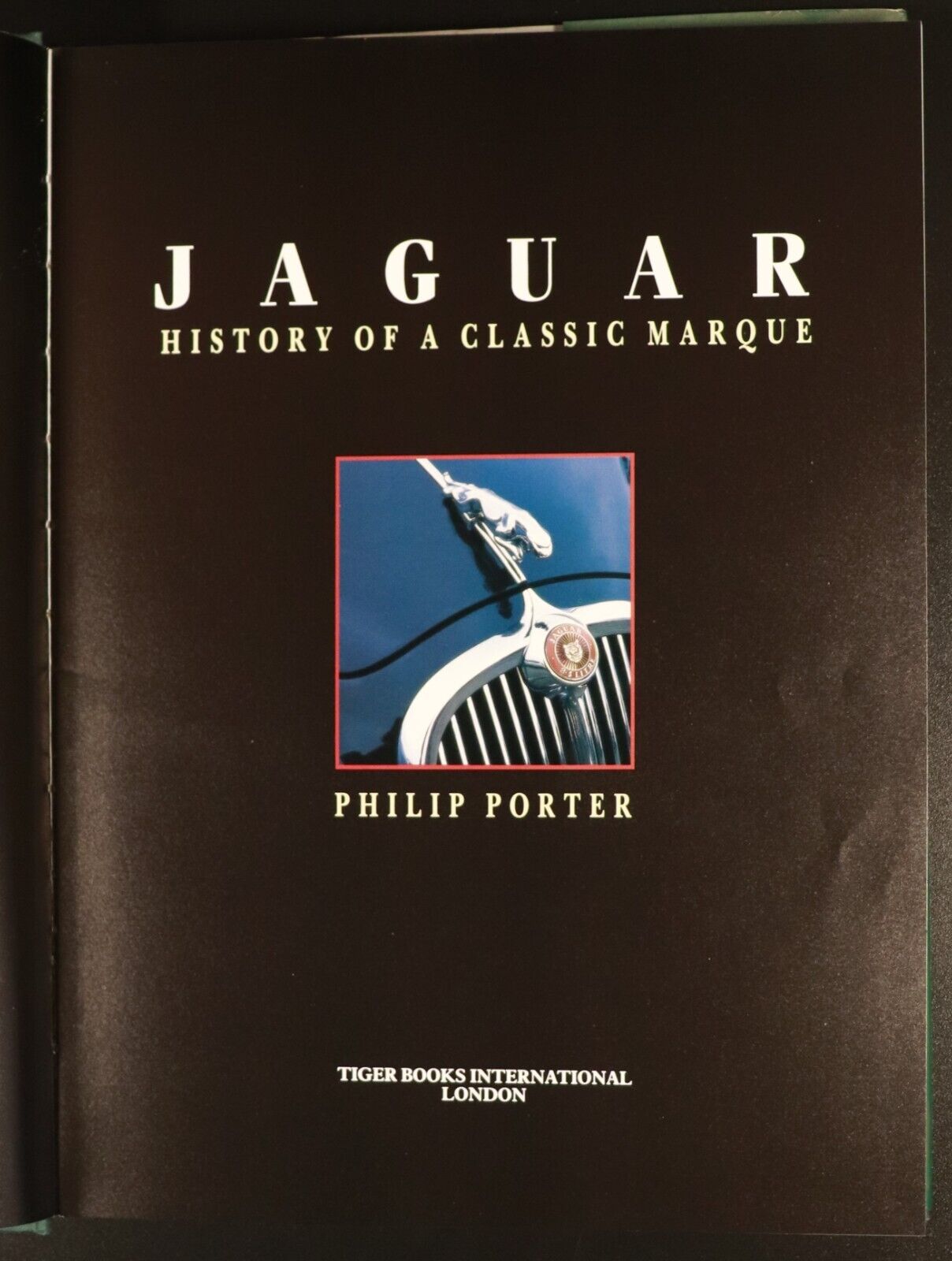 1989 Jaguar: History Of A Classic Marque by Philip Porter Automotive Book