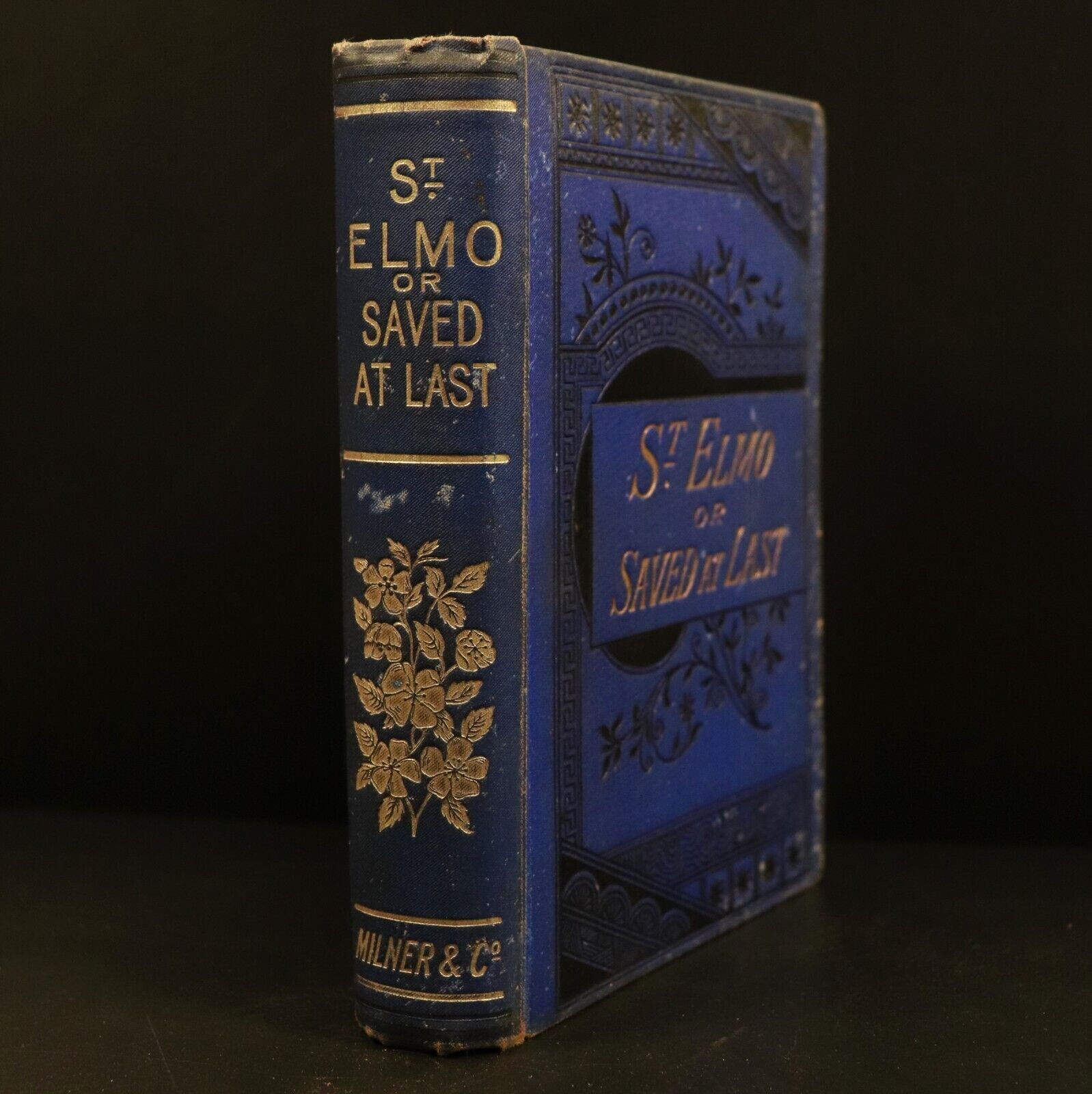 c1890 St Elmo Saved At Last by Augusta J. Evans Wilson American Fiction Book