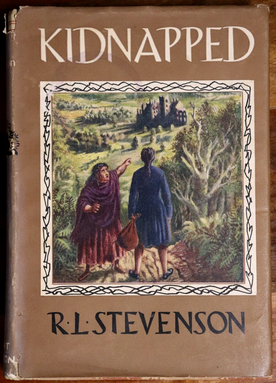 Kidnapped by Robert Louis Stevenson - 1960 - Illustrated Classic Literature Book