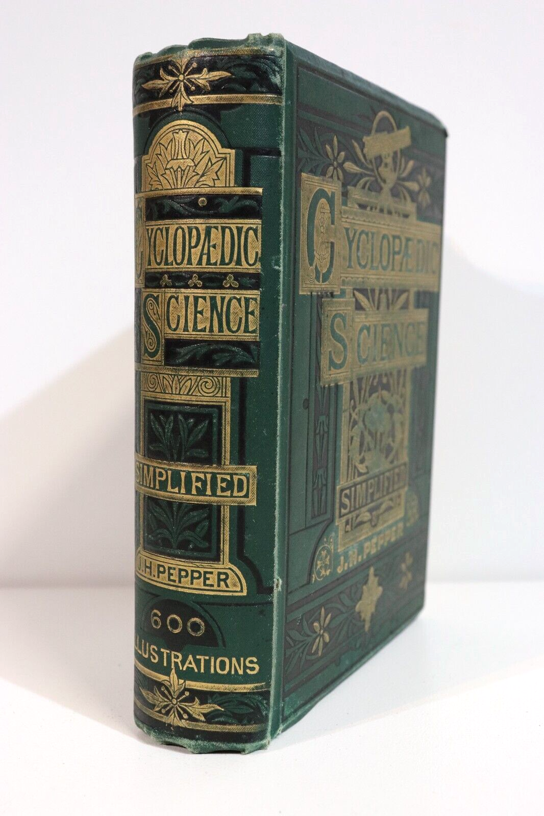 Cyclopaedic Science Simplified by J.H. Pepper - c1875 - Antique Science Book