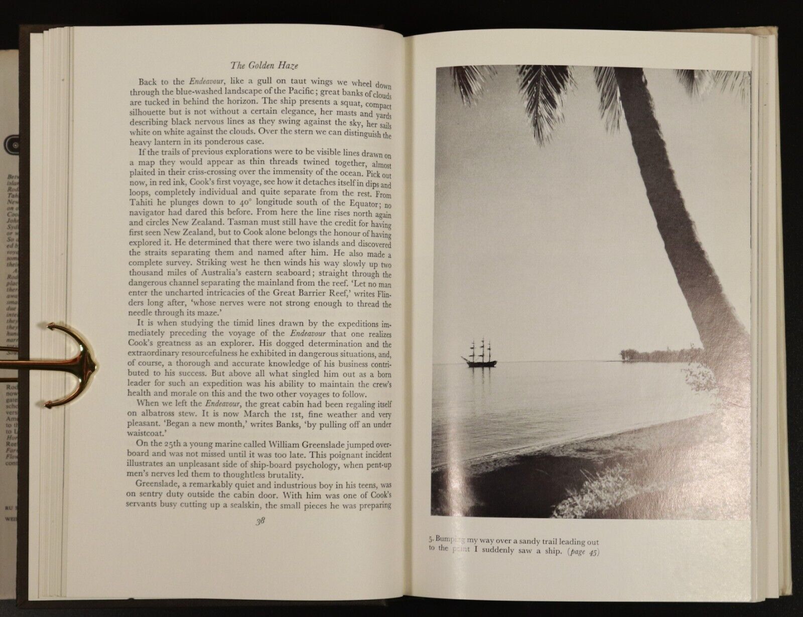 1965 The Golden Haze: Captain Cook In South Pacific Exploration History Book