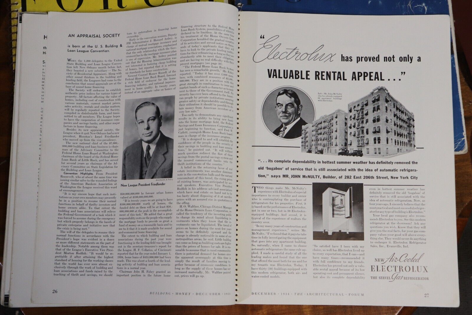 The Architectural Forum: Building Money - 1934/5 - Antique Architecture Books