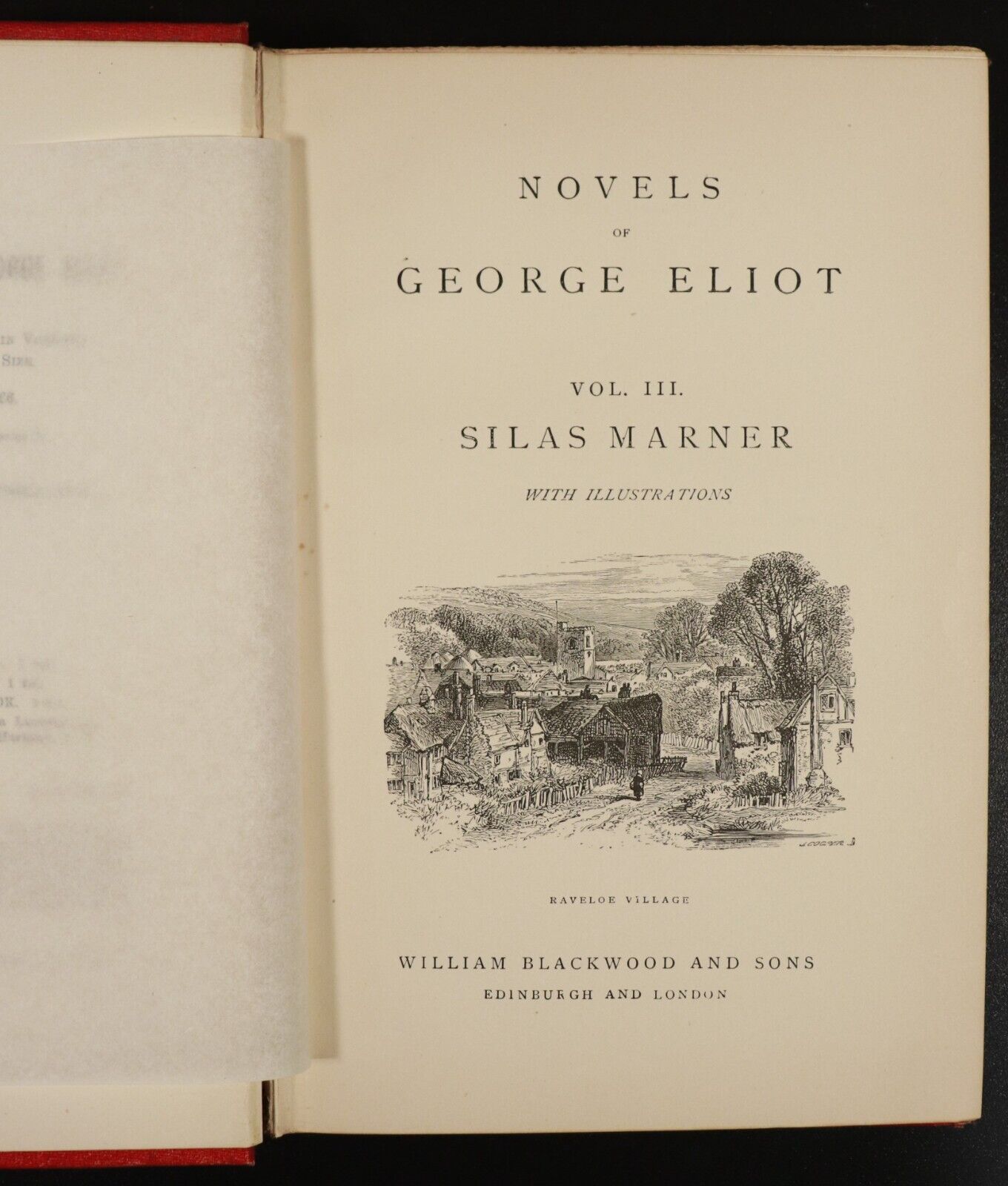 c1895 Silas Marner - The Weaver Of Raveloe by George Eliot Antique Fiction Book - 0