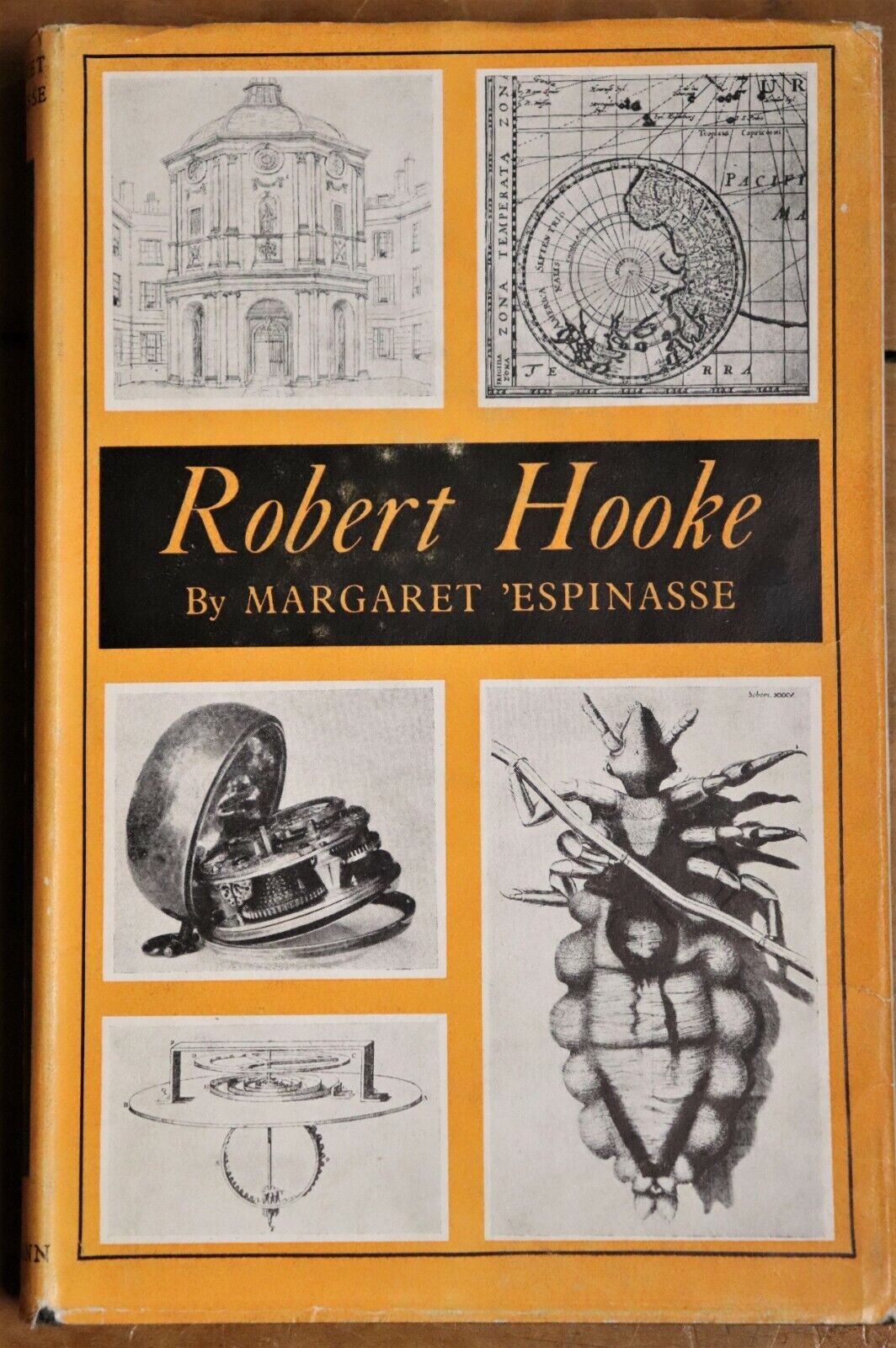 Robert Hooke by M Espinasse - 1956 - 1st Edition Vintage Science Book