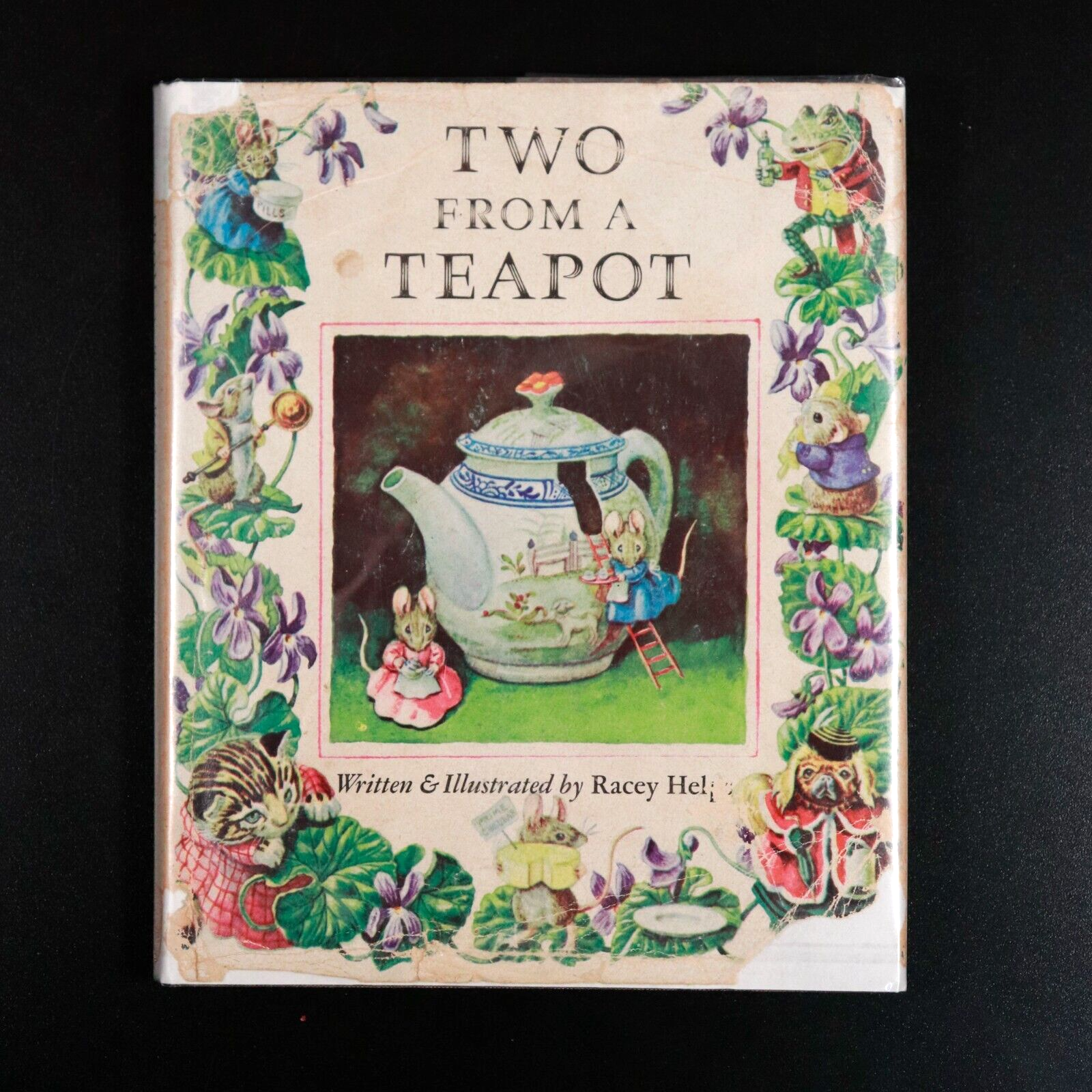 1967 Two From A Teapot by Racey Helps Vintage Illustrated Childrens Book