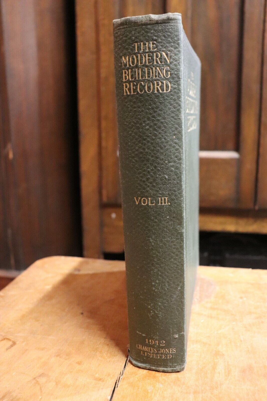 The Modern Building Record - 1912 - Vol. 3 - Rare 1st Edition Antique Book - 0