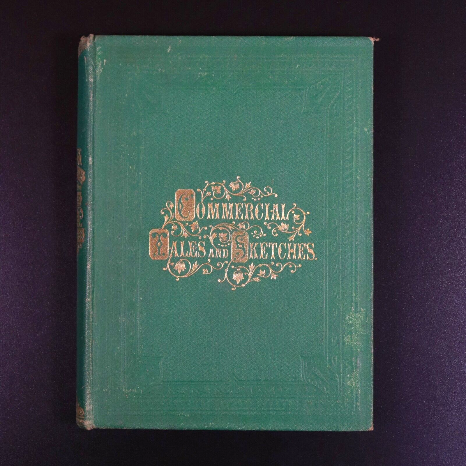 c1870 Commercial Tales & Sketches Antiquarian British Fiction Book