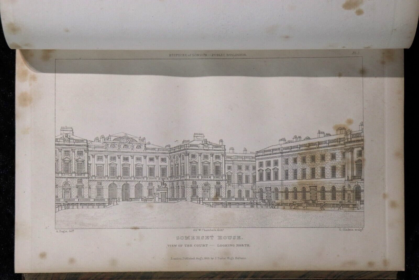 1825 2vol Public Buildings Of London Illustrated Antiquarian Architecture Books