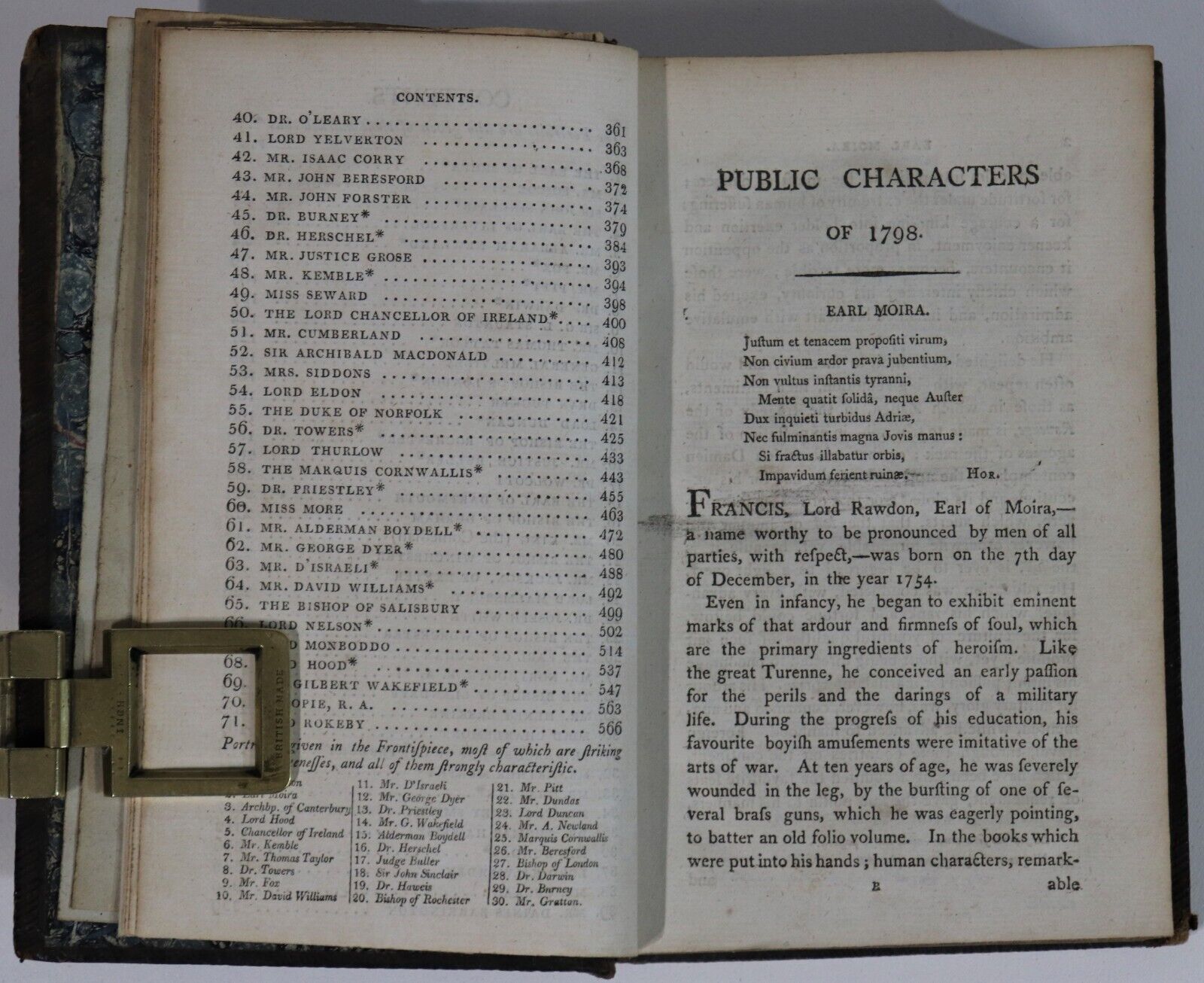 1798-1807 8vol British Public Characters: R Phillips Antiquarian Book Set