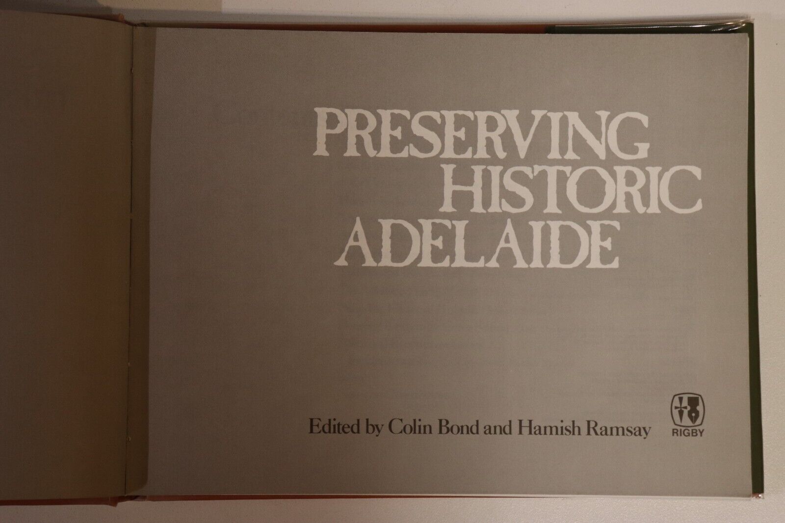 Preserving Historic Adelaide - 1978 - Australian Architecture Book - 0