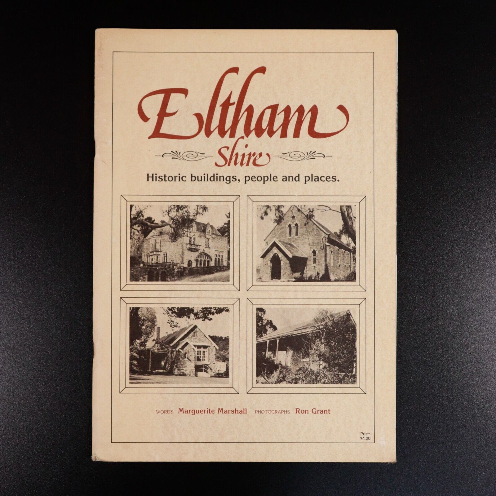 1987 Eltham Shire Historic Buildings Australian Melbourne Local History Book