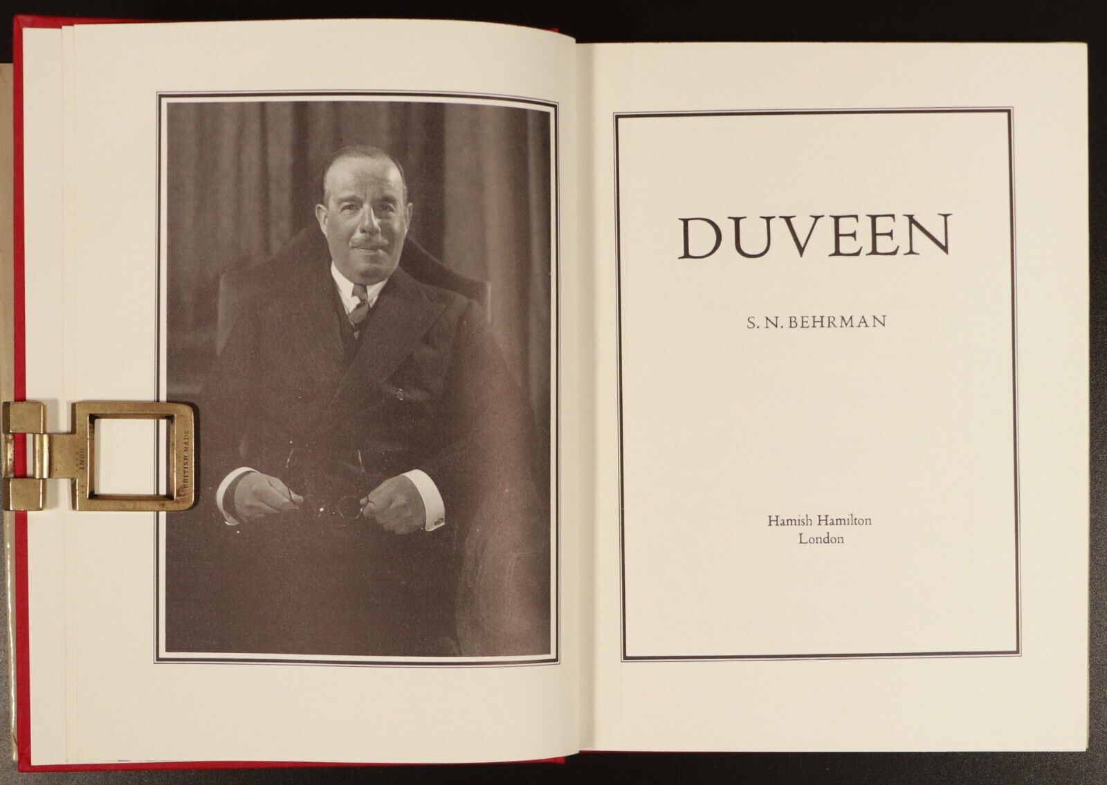 1972 Duveen by S.N. Behrman Vintage British Art Dealer History Book