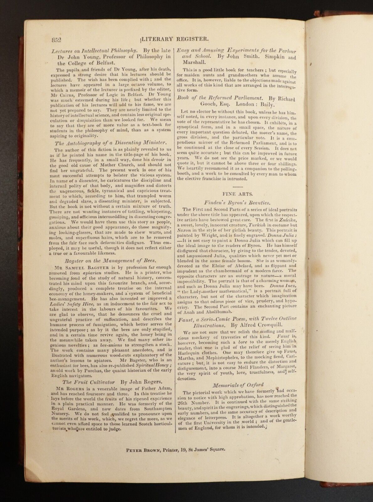 1834 Tait's Edinburgh Magazine For 1834 Antiquarian British History Book