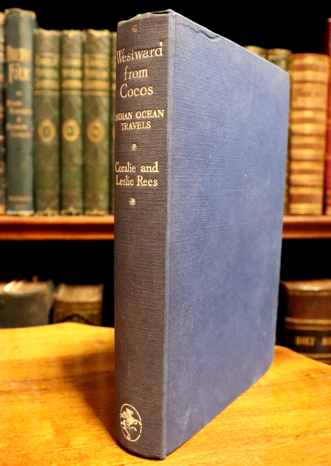 1956 Westward From Cocos by C&L Rees 1st Edition Travel Book Indian Ocean