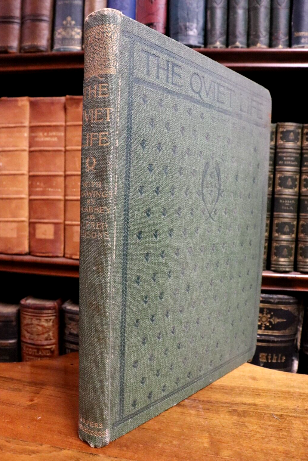 1890 The Quiet Life: Versus By Various Hands 1st Edition Antique Poetry Book