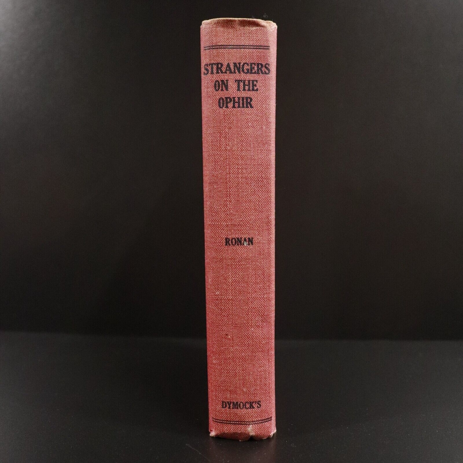1945 Strangers On The Ophir by Tom Ronan 1st Edition Australian Fiction Book