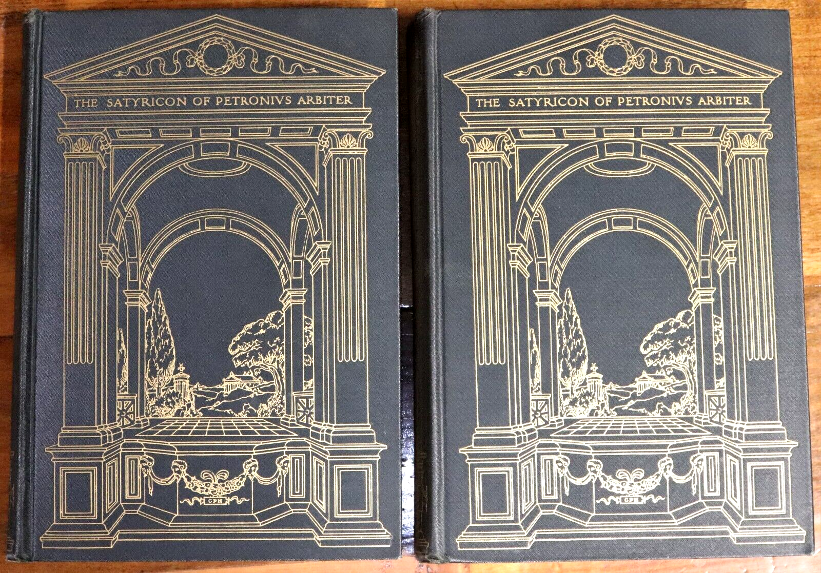 The Satyricon Of Petronius Arbiter - 1927 - 2 Volume Set Antique Books