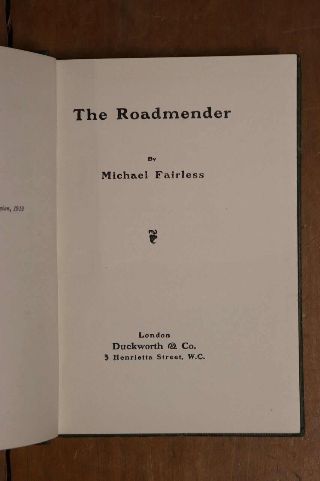 The Roadmender by Michael Fairless - 1912 - Antique Book - 0