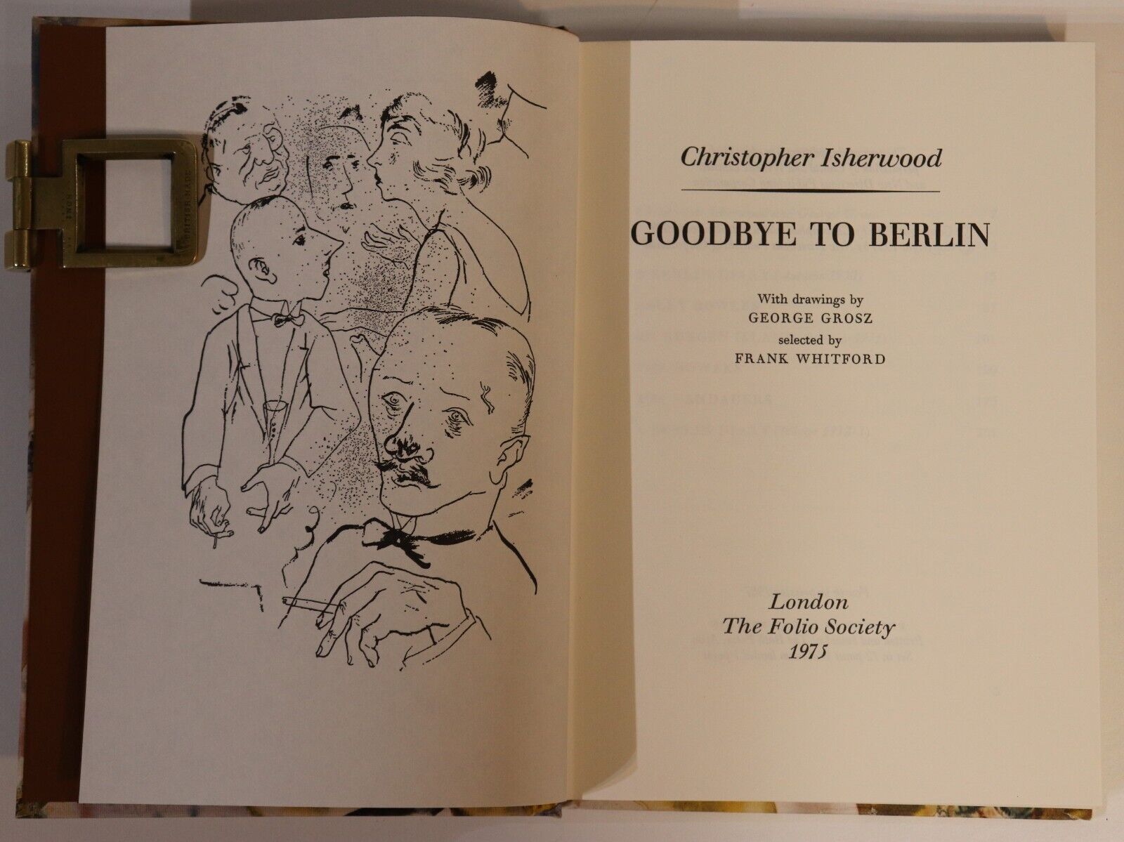 Goodbye To Berlin by Christopher Isherwood - 1987 - Folio Society Fiction Book