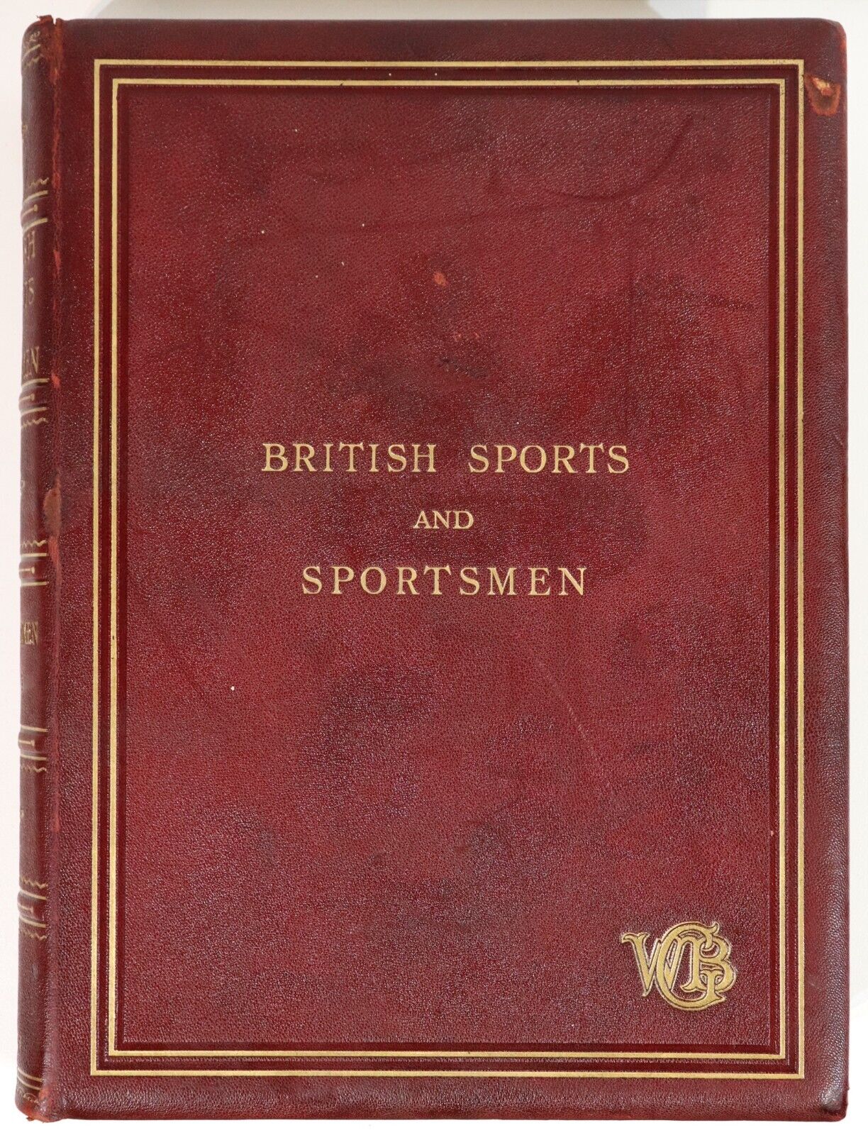 British Sports & Sportsmen - Sportsmen Of Past - c1920 - 1st Ed. Antique Book