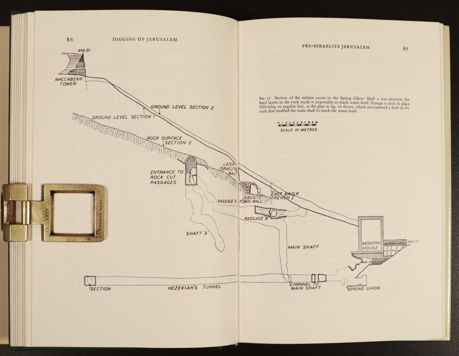 1974 Digging Up Jerusalem by Kathleen M. Kenyon Archaeology History Book