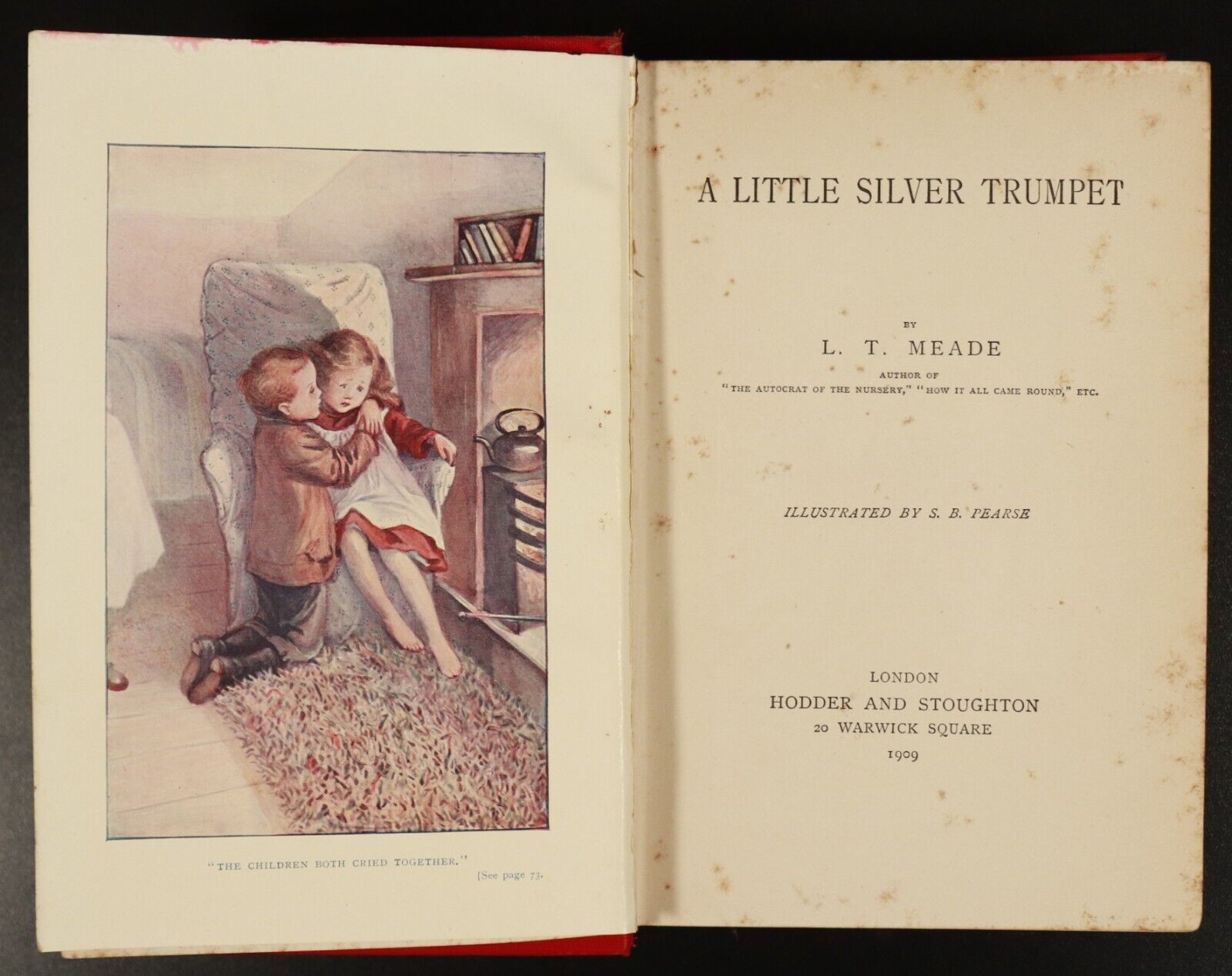 1909 A Little Silver Trumpet by L.T. Meade Antique Childrens Book - 0