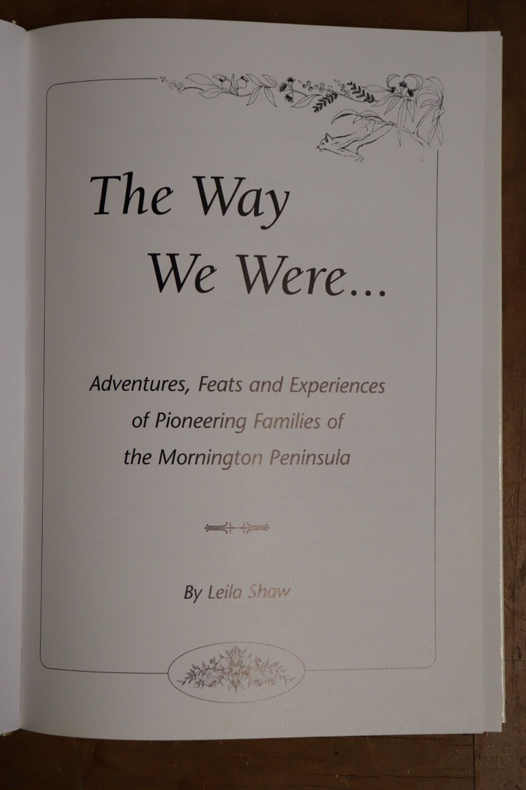 The Way We Were - 1998 - Mornington Peninsula History Book Australia - 0