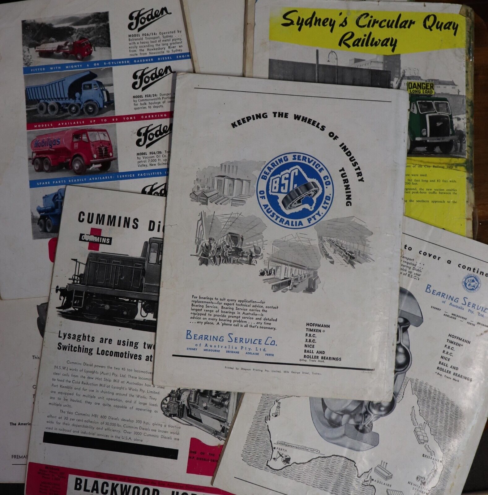 Railway Transportation Magazines x 7 Issues - Australian Rail History Book