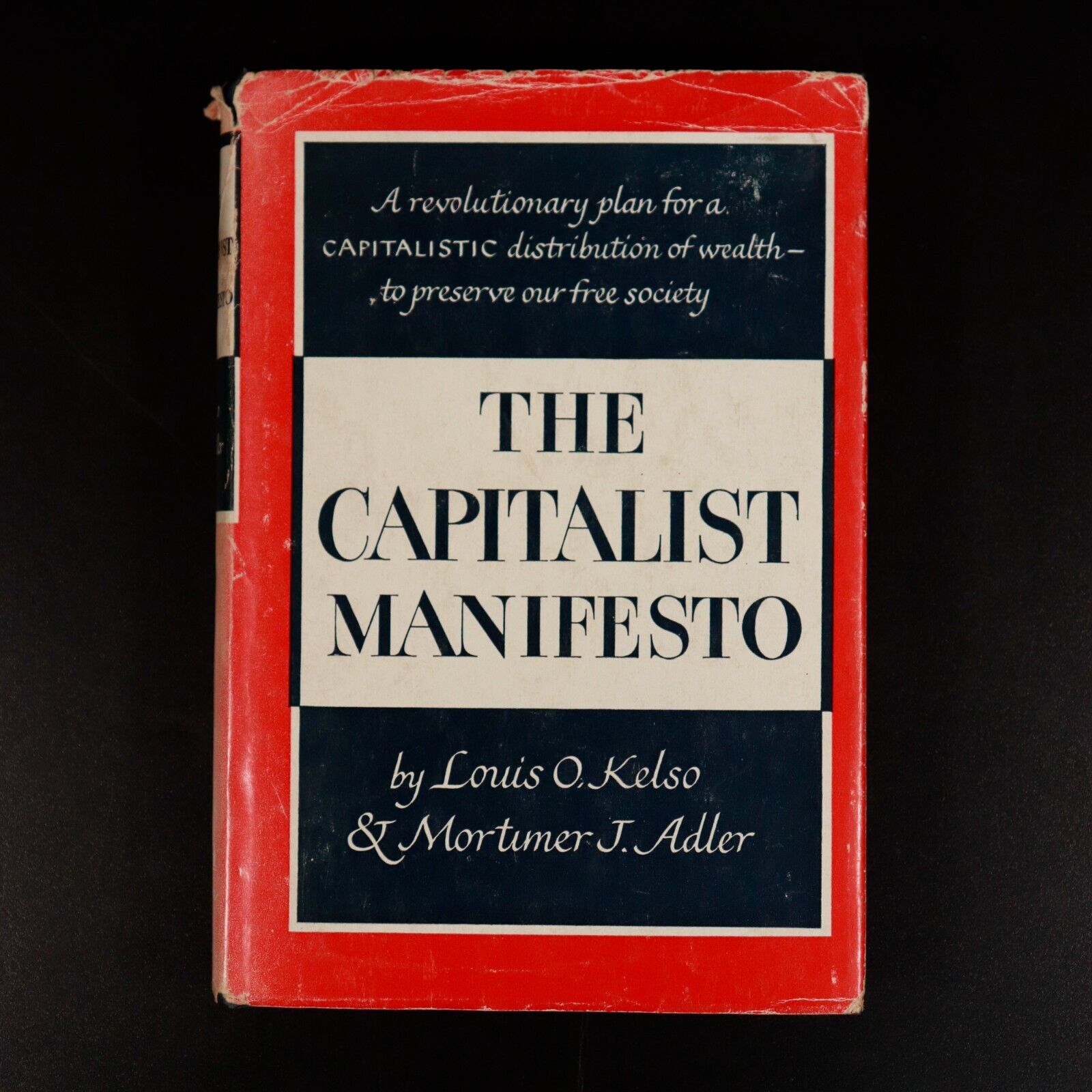 1958 The Capitalist Manifesto by Louis Kelso 1st Edition Financial History Book