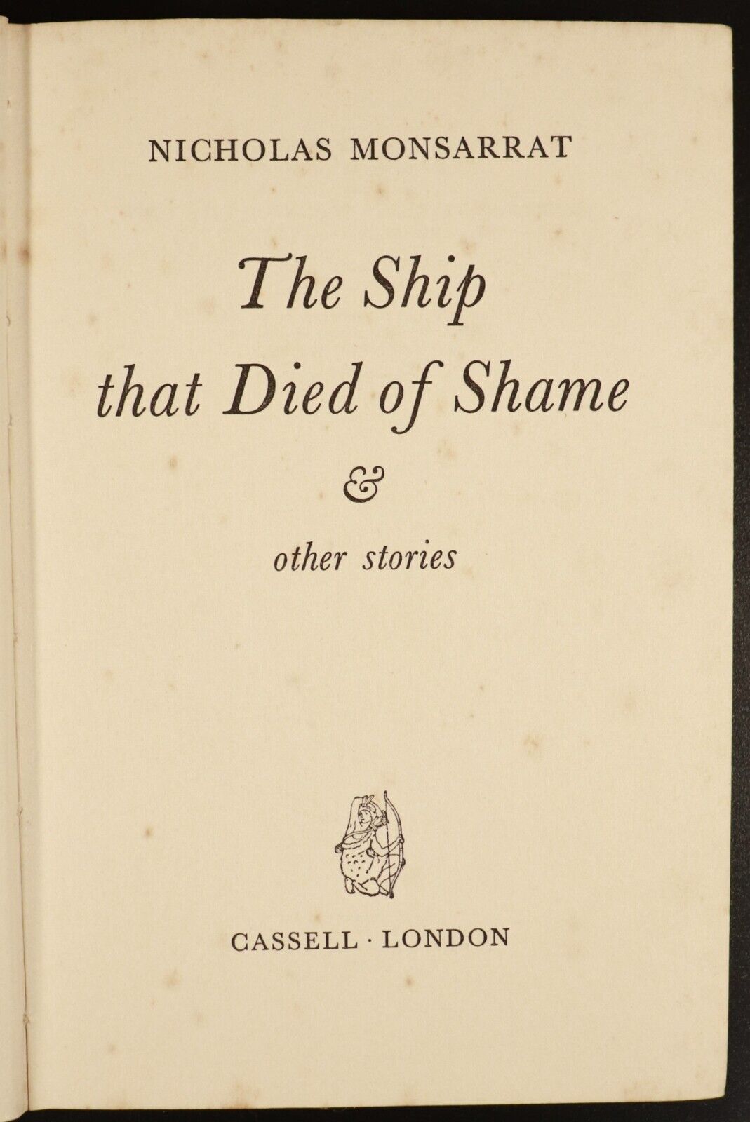 1959 The Ship That Died Of Shame N. Monsarrat 1st Edition Maritime Fiction Book - 0