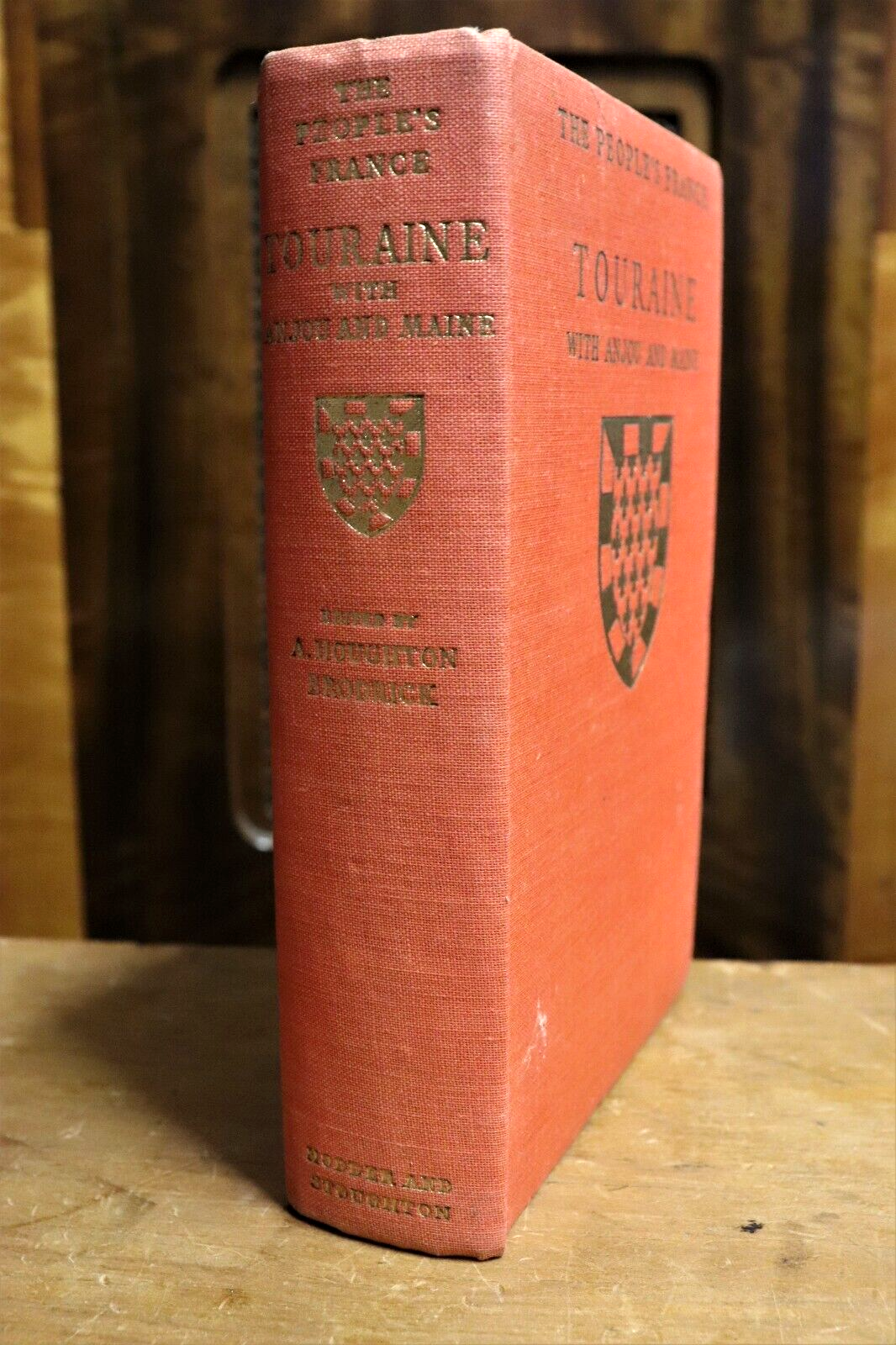 The Peoples France: Touraine - 1948 - 1st Edition Antique French Travel Book