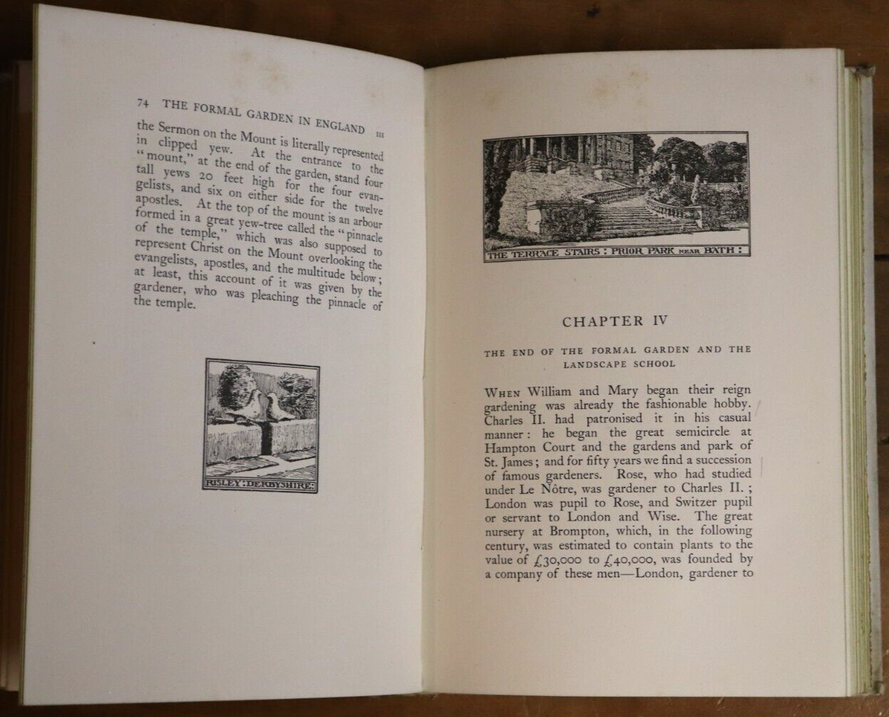 1901 The Formal Garden In England by R. Blomfield Architectural Garden Book