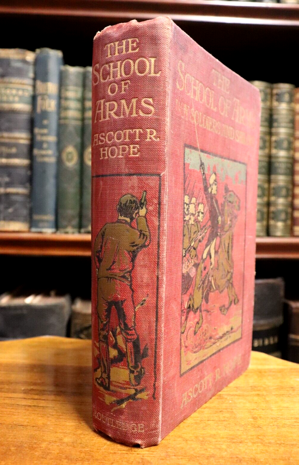 The School Of Arms by Ascot R. Hope - c1920 - Antique Literature Book