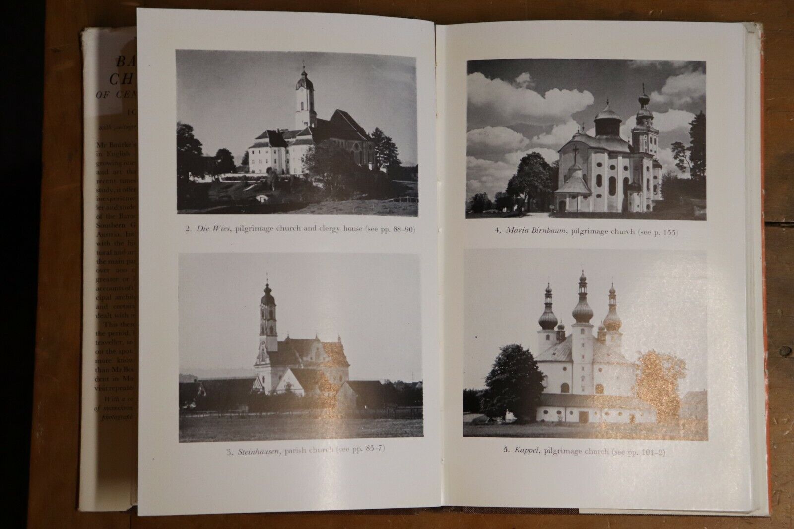 1958 Baroque Churches Of Central Europe Antique Architecture Book 1st Edition