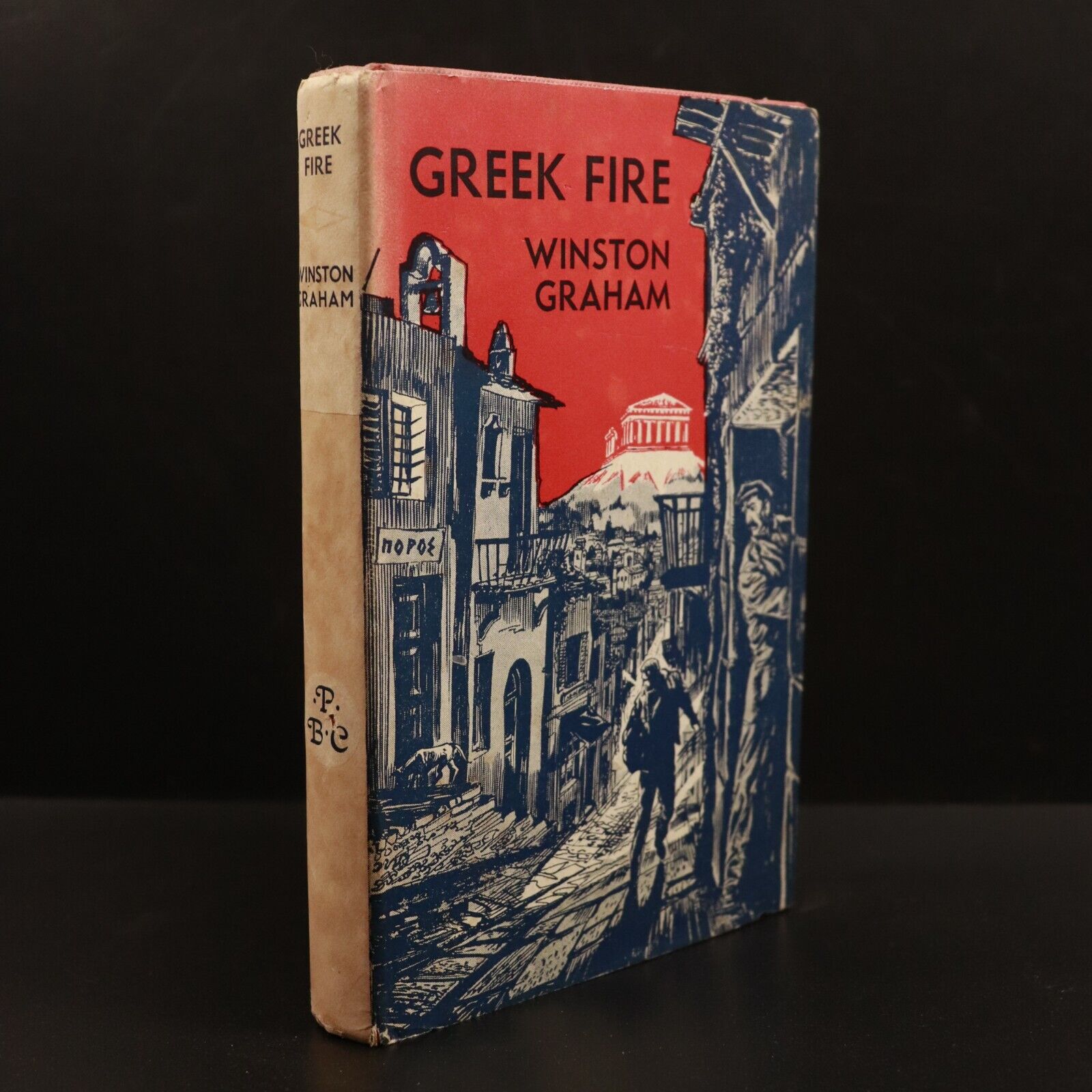 1957 Greek Fire by Winston Graham Vintage British Fiction Book