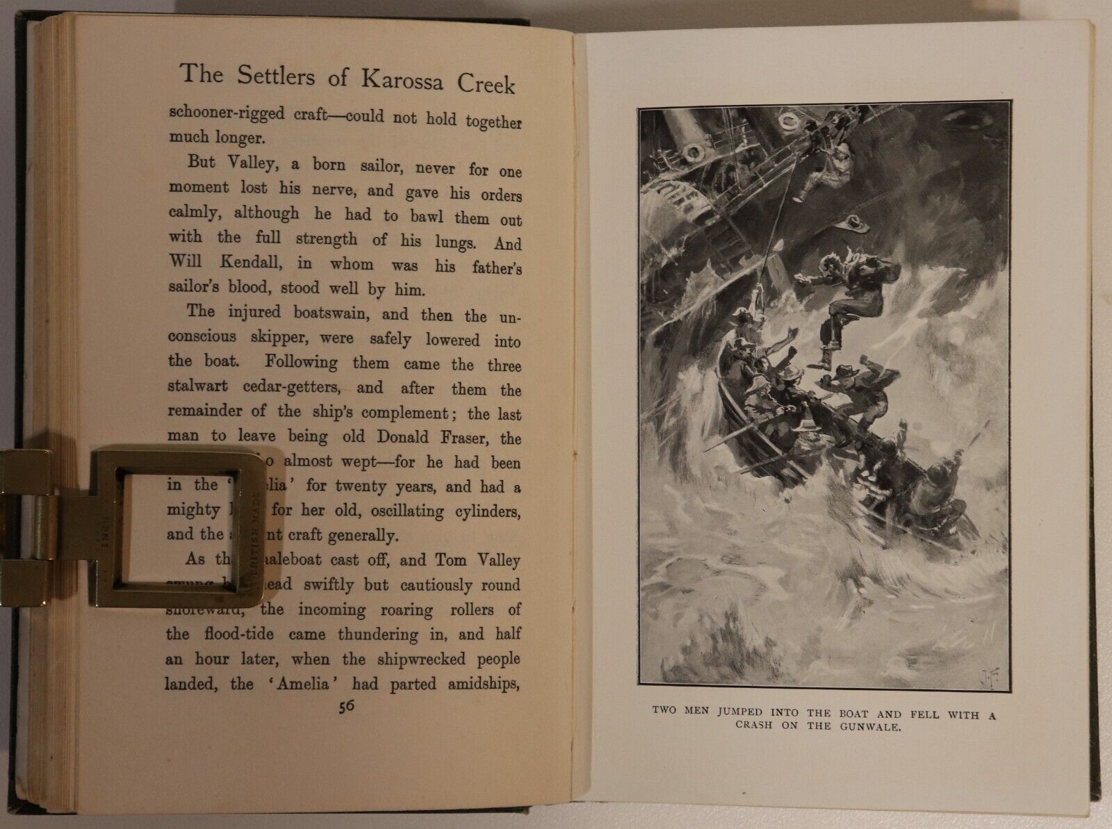 c1920 The Settlers Of Karossa Creek by L. Becke Antique Australian Fiction Book