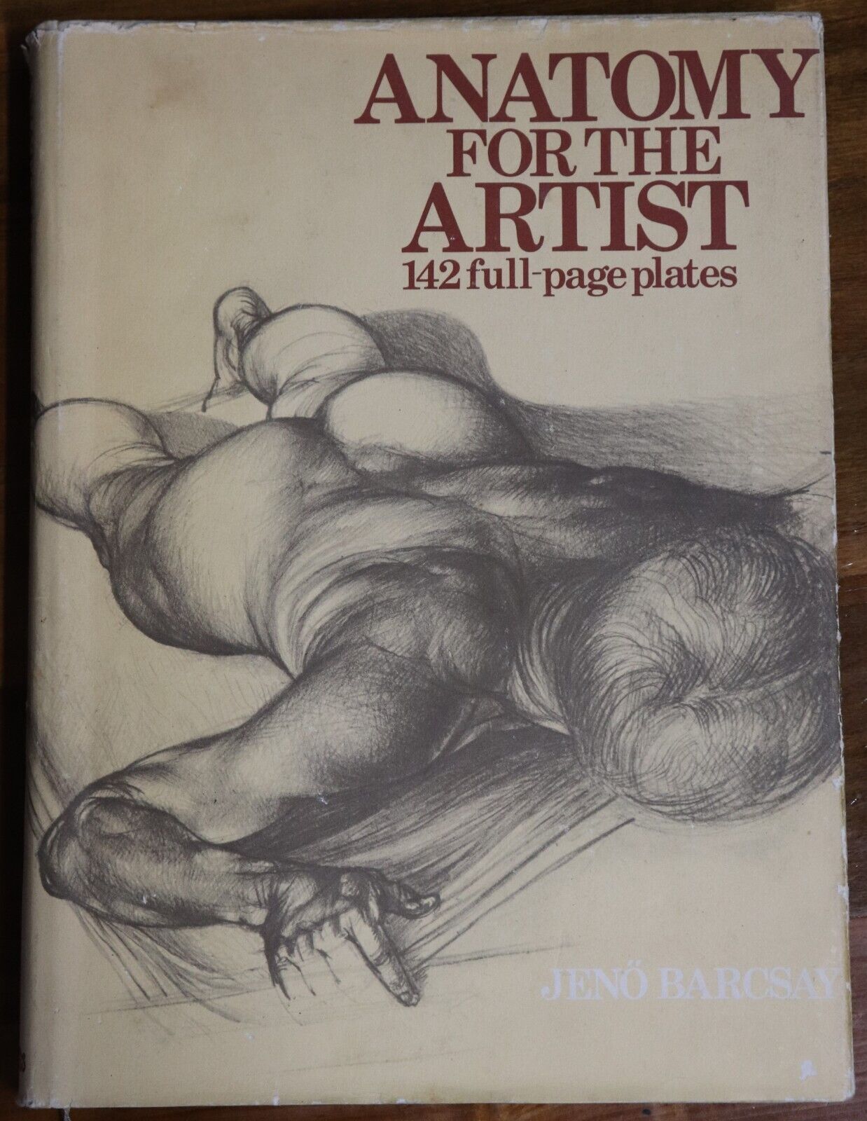 Anatomy For The Artist by Jeno Barcsay - 1973 - Vintage Art Tutorial Book