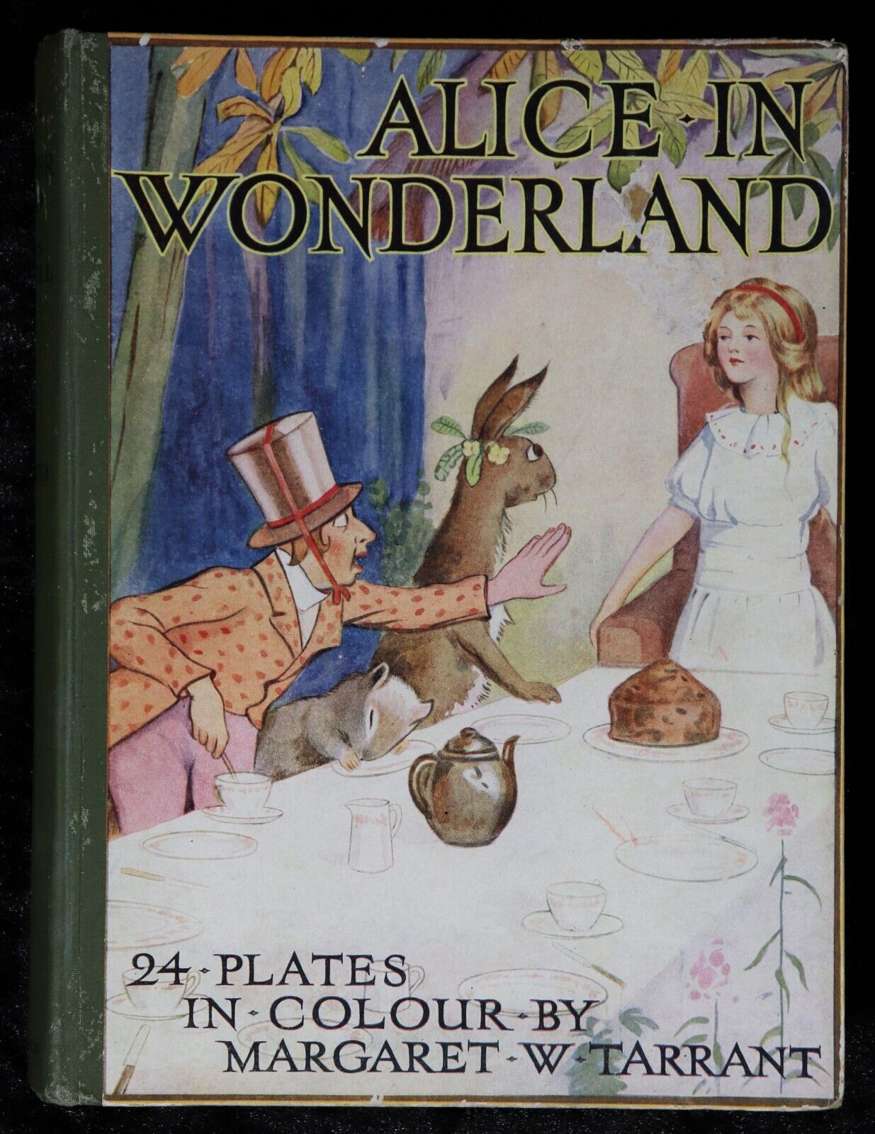 Alice's Adventures In Wonderland by L Carroll -c1920 - Antique Fiction Book