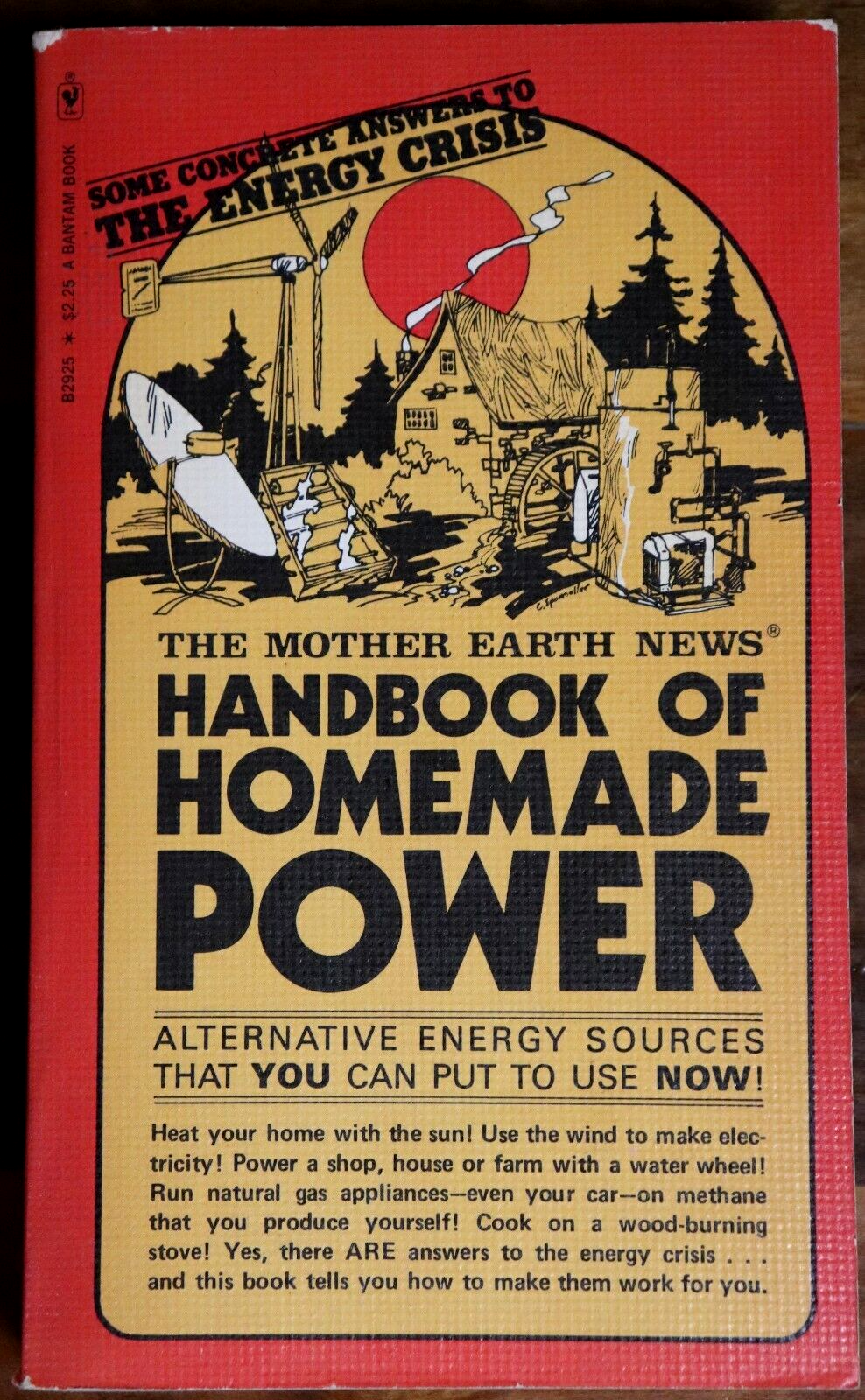 Handbook Of Homemade Power - 1974 - Vintage Climate Change Energy Crisis Book