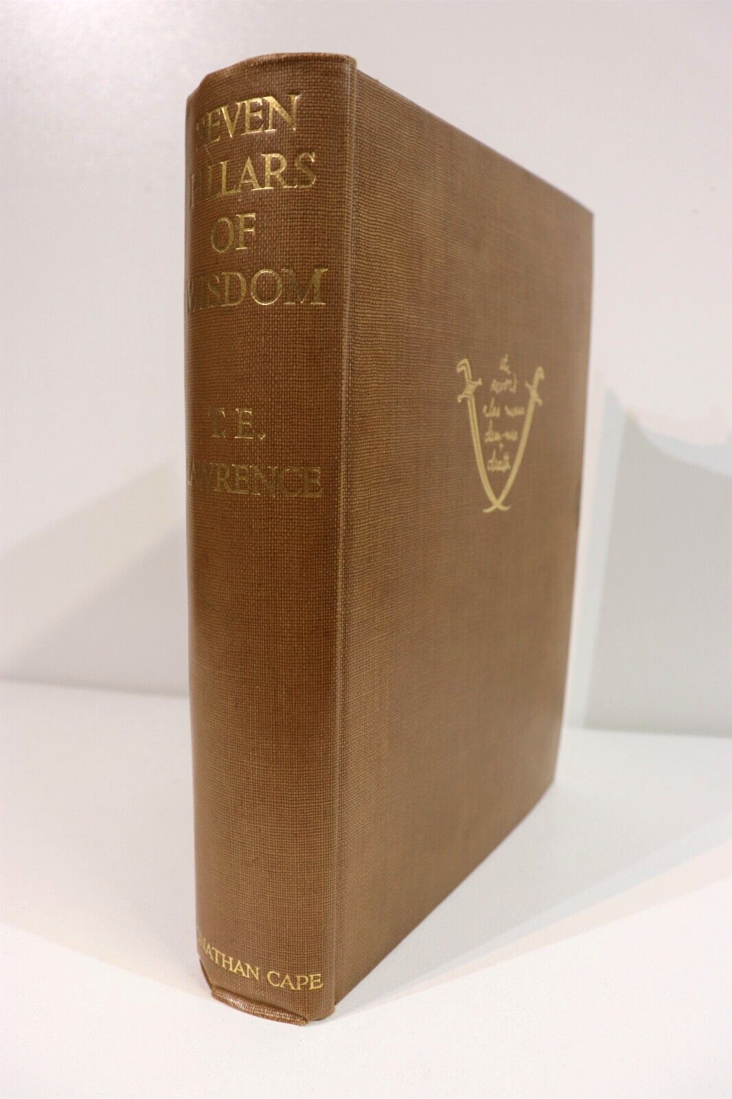 Seven Pillars Of Wisdom by T.E. Lawrence - 1935 - Antique Arabian History Book