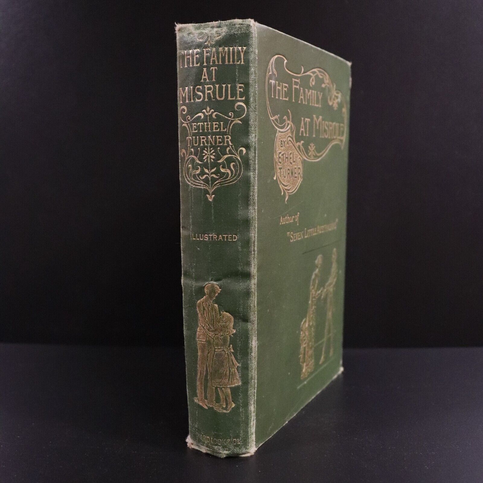 c1895 The Family At Misrule by Ethel Turner Antique Australian Fiction Book