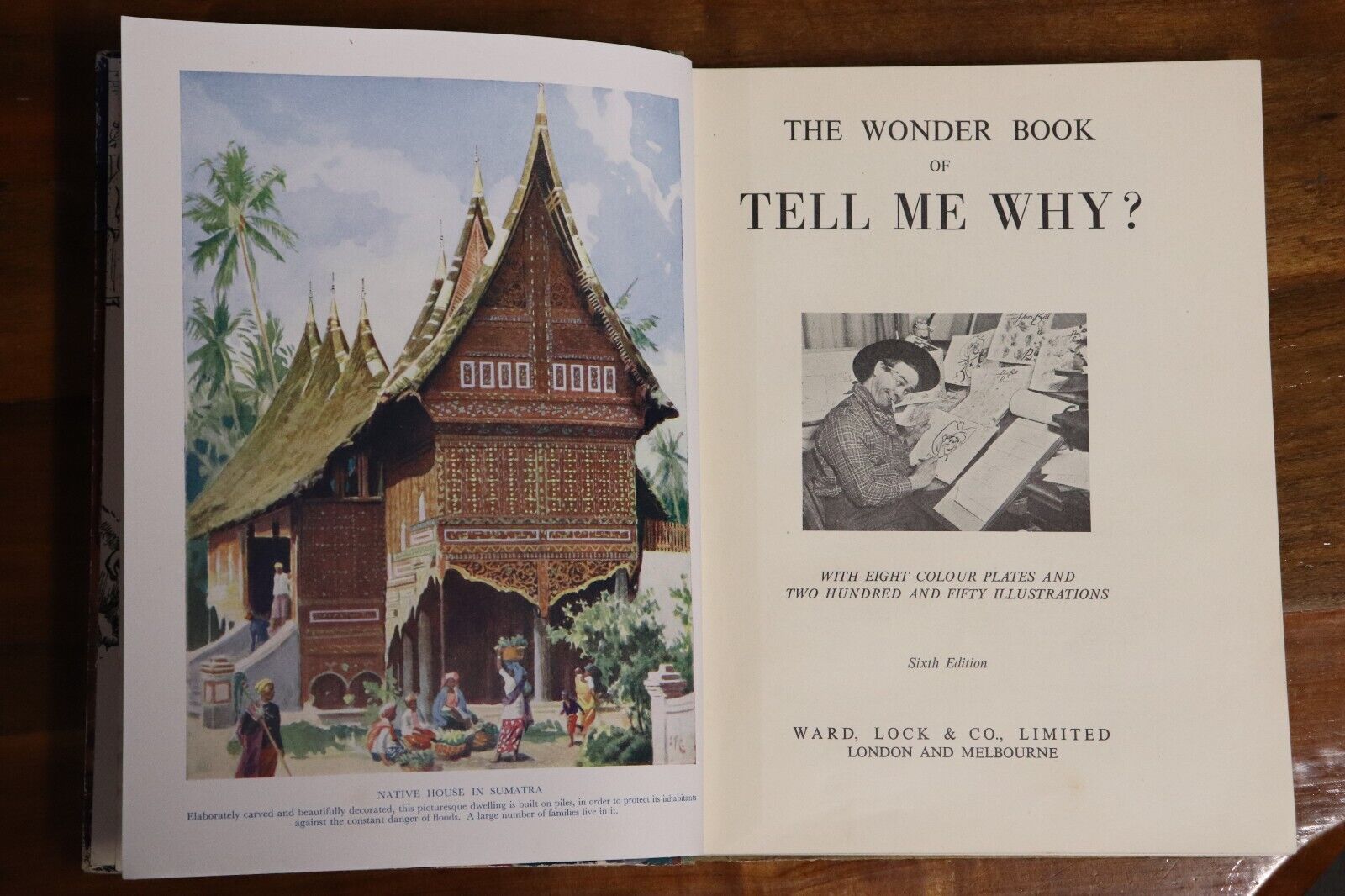 The Wonder Book Of Tell Me Why - c1949 - Antique Childrens Book - 0