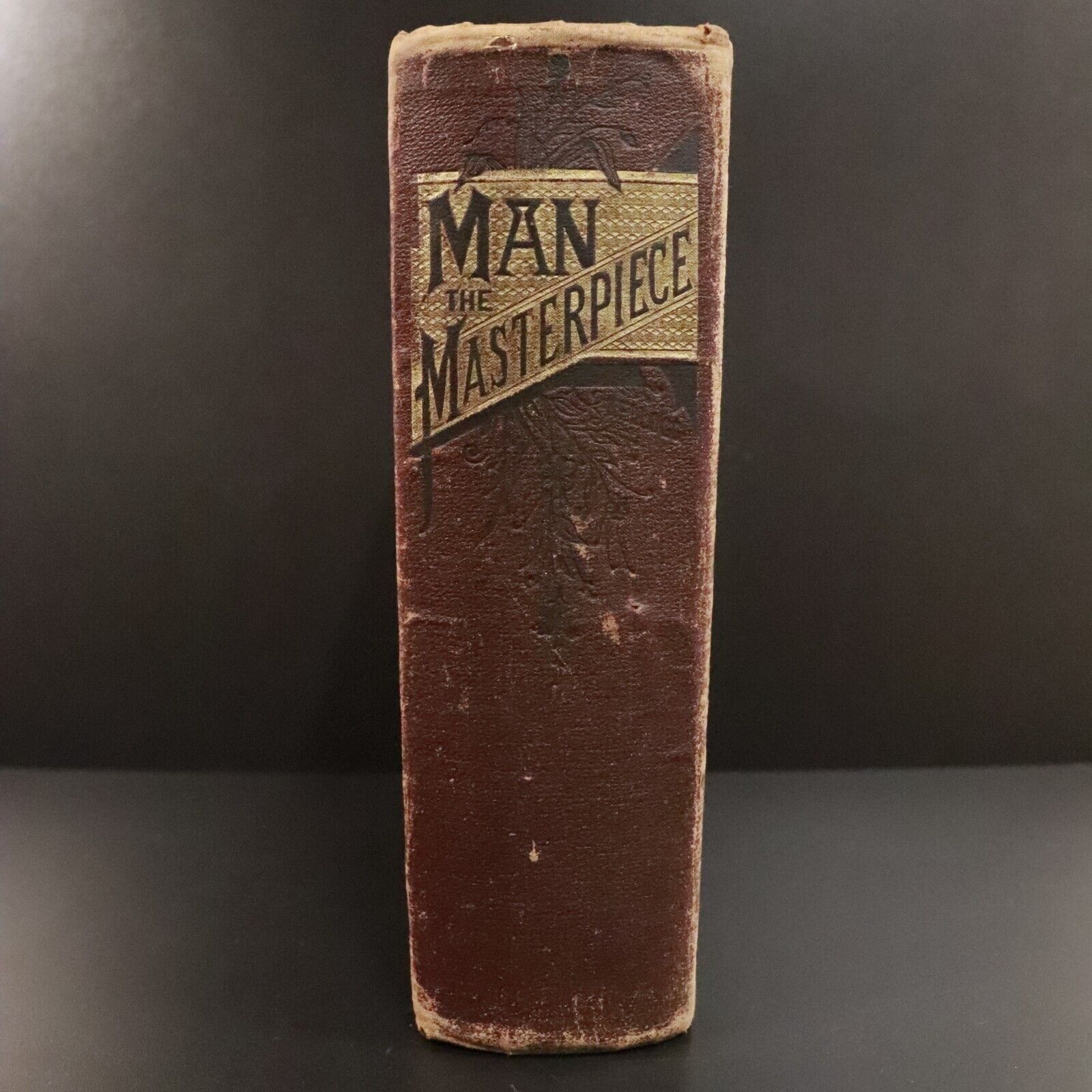 1886 Man The Masterpiece by J.H. Kellogg Illustrated Antiquarian Medical Book
