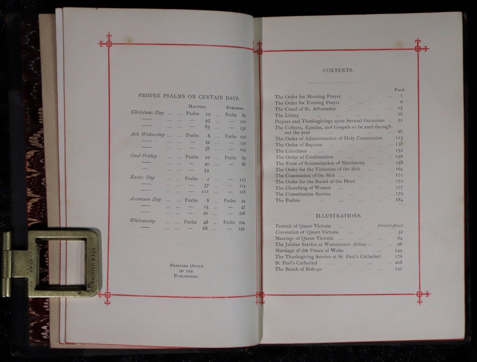 Victorian Diamond Jubilee Book Of Common Prayer - 1897 - Antique Theology Book