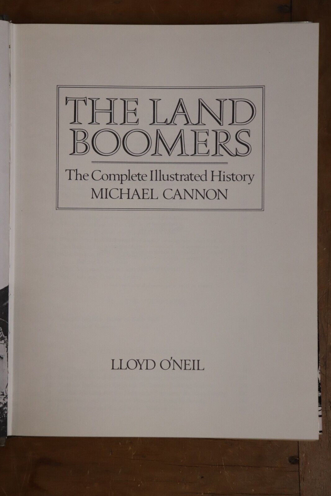 The Land Boomers: Illustrated History - 1986 - Melbourne History Book - 0