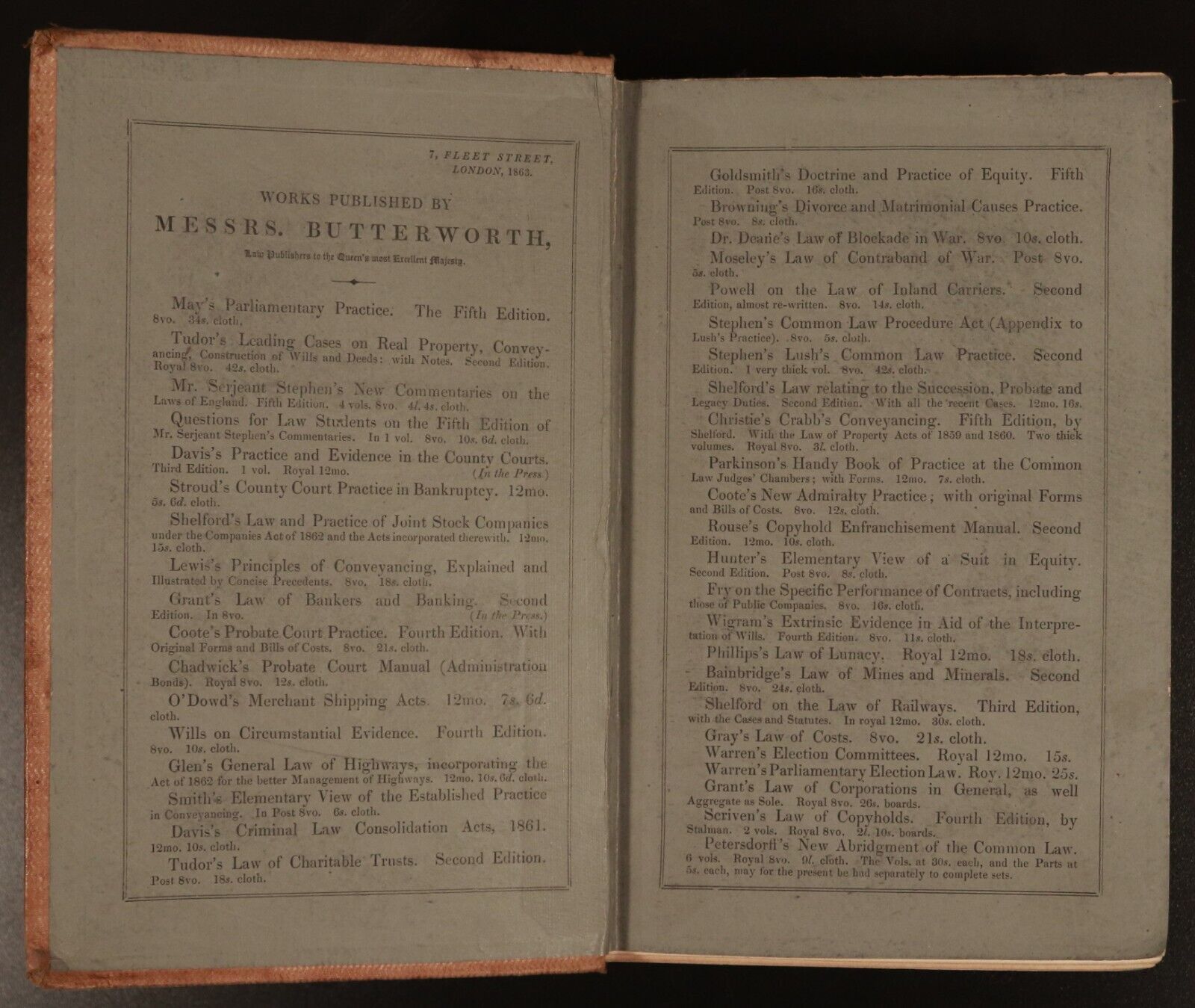 1863 4vol Commentaries On The Laws Of England Antiquarian British Legal Book Set