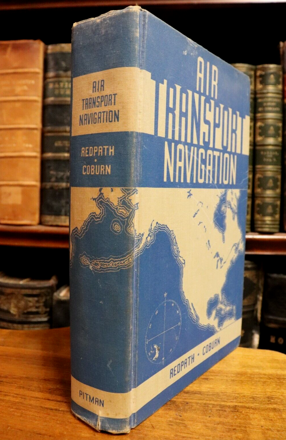 Air Transport Navigation by P Redpath - 1943 - Antique Pilot Navigation Book