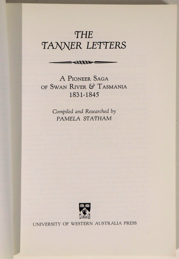 The Tanner Letters by Pamela Statham - 1981 - Australian Colonial Hist ...